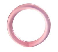 BNCXMO Bracciale in giada di hibiscus da 10 mm per il gollo di hibiscus di agata rosa ghiacciato per donna regalo di gioielli di calcedy per moglie (dimensioni: 58mm)