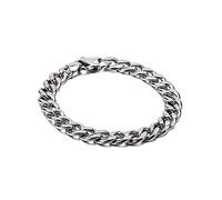 BNCXMO Bracciale maschile, fibbia piatta da uomo, braccialetto a catena per uomini