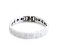 BNCXMO Bracciale maschile in acciaio inossidabile Blackstone Magnetic Link Magnetic Blangle Hip Hop Hop Fashion Giuleo per le coppie marito ragazzo
