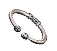 BNCXMO Bracciale S999 Bracciale d'argento puro uomini e donne Open Silver Bracciale Gioielli Regalo per le donne gioielli