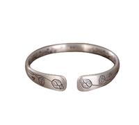 BNCXMO Bracciale S999 Silver Braggle Open Ladies Bracciato di San Valentino Regalo per le donne gioielli