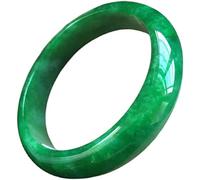 BNCXMO Bracciale vegetale di giada birmano naturale verde per donna regalo di gioielleria con certificato