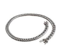 BNCXMO Braccialetti di amicizia, catena cubana con braccialetto da uomo in acciaio inossidabile inossidabile 3D