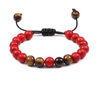 BNCXMO Braccialetti di braccialetti da donna braccialetti braccialetti ， corda intrecciata in pietra naturale braccialetti regolabili da donna per tutte le occasioni, braccialetti