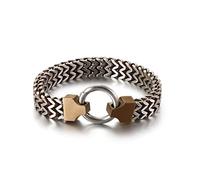 BNCXMO Braccialetto personalizzato in acciaio inossidabile da uomo Bracciale personalizzato Eco confezionamento di piccoli regali per uomini, 230x12 mm, acciaio inossidabile, nessuna pietra preziosa.