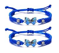 BNCXMO Bracciali amicizia per donne regali calze natalizie imbottitori di braccialetti alla caviglia impermeabili impila di braccialetti regolabili.