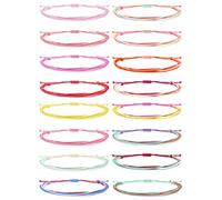 BNCXMO Bracciali amicizia per donne regali calze natalizie imbottitori di braccialetti alla caviglia impermeabili impila di braccialetti regolabili.