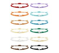 BNCXMO Bracciali amicizia per donne regali calze natalizie imbottitori di braccialetti alla caviglia impermeabili impila di braccialetti regolabili.