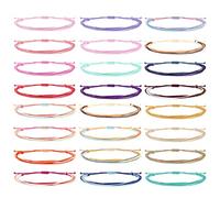 BNCXMO Bracciali amicizia per donne regali calze natalizie imbottitori di braccialetti alla caviglia impermeabili impila di braccialetti regolabili.
