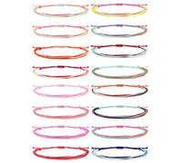 BNCXMO Bracciali amicizia per donne regali calze natalizie imbottitori di braccialetti alla caviglia impermeabili impila di braccialetti regolabili.