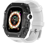 BNCXMO Cancella di orologio+kit di modifica della banda di orologi , per ultra 49 mm , cover di orologio completamente trasparente e set mod con cinghia di orologio , per iwatch 8 7 6 5 4 Serie SE