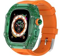 BNCXMO Cancella di orologio+kit di modifica della banda di orologi , per ultra 49 mm , cover di orologio completamente trasparente e set mod con cinghia di orologio , per iwatch 8 7 6 5 4 Serie SE