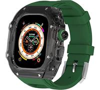 BNCXMO Cancella di orologio+kit di modifica della banda di orologi , per ultra 49 mm , cover di orologio completamente trasparente e set mod con cinghia di orologio , per iwatch 8 7 6 5 4 Serie SE