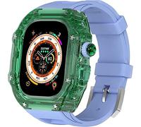 BNCXMO Cancella di orologio+kit di modifica della banda di orologi , per ultra 49 mm , cover di orologio completamente trasparente e set mod con cinghia di orologio , per iwatch 8 7 6 5 4 Serie SE