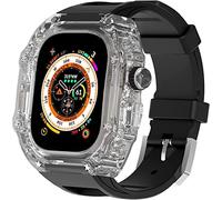BNCXMO Cancella di orologio+kit di modifica della banda di orologi , per ultra 49 mm , cover di orologio completamente trasparente e set mod con cinghia di orologio , per iwatch 8 7 6 5 4 Serie SE