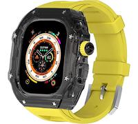 BNCXMO Cancella di orologio+kit di modifica della banda di orologi , per ultra 49 mm , cover di orologio completamente trasparente e set mod con cinghia di orologio , per iwatch 8 7 6 5 4 Serie SE