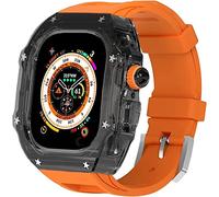 BNCXMO Cancella di orologio+kit di modifica della banda di orologi , per ultra 49 mm , cover di orologio completamente trasparente e set mod con cinghia di orologio , per iwatch 8 7 6 5 4 Serie SE