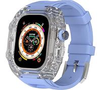 BNCXMO Cancella di orologio+kit di modifica della banda di orologi , per ultra 49 mm , cover di orologio completamente trasparente e set mod con cinghia di orologio , per iwatch 8 7 6 5 4 Serie SE