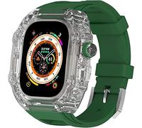 BNCXMO Cancella di orologio+kit di modifica della banda di orologi , per ultra 49 mm , cover di orologio completamente trasparente e set mod con cinghia di orologio , per iwatch 8 7 6 5 4 Serie SE