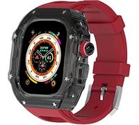 BNCXMO Cancella di orologio+kit di modifica della banda di orologi , per ultra 49 mm , cover di orologio completamente trasparente e set mod con cinghia di orologio , per iwatch 8 7 6 5 4 Serie SE