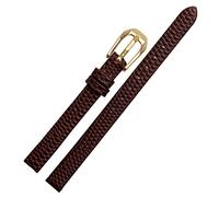 BNCXMO Canda da guardia in pelle di cuoio per la vena di lucertola per orologio da signore Sostituzione Orologio bianco Rosso Ultra-tino 6 8 10 12 14 16MM