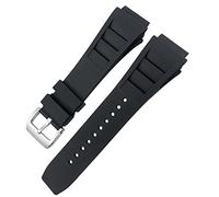 BNCXMO Canda di guardia in gomma 20mm 25mm per Richard Spring Bar Silicone Mille Sport Watch Woold Wolusband morbido (colore: fibbia piega bianca, dimensione: 20mm)