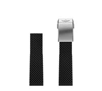 BNCXMO Canda di guardia in gomma da 22 mm da 24 mm per bande di orologeria Breitling per Navitimer Avenger World World Waterproof Marp Marp con fibbia Black Diver Pro Bulla Cingcio