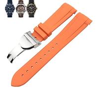 BNCXMO Canda di guardia in gomma naturale 20mm 22mm Speciale per Tudor Pelagos 1958 39mm 41mm Pin pelagos/cinturino in silicone con fibbia pieghevole