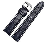 BNCXMO Canda di guardia in pelle genuina per 2 cinturini da orologi da 20 mm per pin a rilascio rapido
