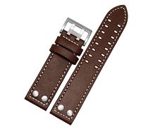 BNCXMO Canda di guardia in pelle genuina per Hamilton H760250 H77616533 Brand Brand Watch Straps 20mm 22mm con claspulla