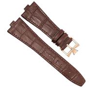 BNCXMO Canda di guardia in pelle genuina per serie 4500V 5500V P47040 Fibbia in acciaio inossidabile 25 * 8 25 * 7 Cinturino da orologio