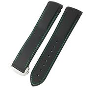 BNCXMO Canda di guardia in silicone in gomma per immersione Omega GMT 300 Hamilton 19mm 20mm 21mm 22mm Cingcio d'oro