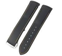 BNCXMO Canda di guardia in silicone in gomma per immersione Omega GMT 300 Hamilton 19mm 20mm 21mm 22mm Cingcio d'oro