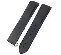 BNCXMO Canda di guardia in silicone in gomma per immersione Omega GMT 300 Hamilton 19mm 20mm 21mm 22mm Cingcio d'oro