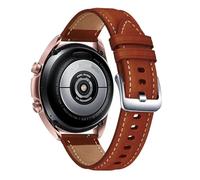 BNCXMO Canda di guardia per Galaxy Watch4 40 44mm originale 20mm genuino in pelle vera cinghia braccialetto sportivo orologio 42 46mm classico