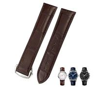 BNCXMO Canna 20mm 21mm 21mm 22mm 19mm Alligatore di orologio in pelle per specialità Omega de Ville Cinturino personalizzato