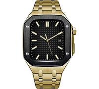 BNCXMO Case cinturino+integrato per 7 45 mm Metal Drop Drop Protection Strap per iWatch 6 5 4 SE 44mm banda