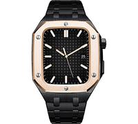 BNCXMO Case cinturino+integrato per 7 45 mm Metal Drop Drop Protection Strap per iWatch 6 5 4 SE 44mm banda