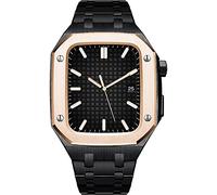 BNCXMO Case cinturino+integrato per 7 45 mm Metal Drop Drop Protection Strap per iWatch 6 5 4 SE 44mm banda