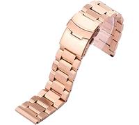 BNCXMO Cingcio d'oro, cinturino in acciaio inossidabile 18 mm 20 mm 22 mm 24 mm cinghia metallo spazzolato Accessori di sostituzione dell'orologio Bracciale