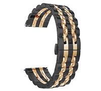 BNCXMO Cinghia di orologio adatto per larghezza 18 mm 20 mm 22 mm 24 mm in acciaio inossidabile cinghia di sicurezza Bracciale di sostituzione/argento/18 mm