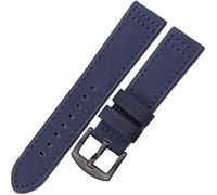 BNCXMO Cinghia di orologio in pelle autentica in pelle di cuoio vera braccialetto nero orologio marrone grigio marrone per donne uomini 18 20mm 22mm 24mm da polso