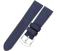 BNCXMO Cinghia di orologio in pelle autentica in pelle di cuoio vera braccialetto nero orologio marrone grigio marrone per donne uomini 18 20mm 22mm 24mm da polso