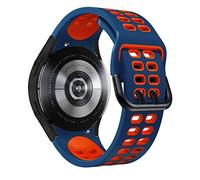 BNCXMO Cinghia di silicone ufficiale da 20 mm per Galaxy Watch4 Classic 46 42mm/44 40mm Smartwatch Ridge Sport Bracciale Watch Band Correa