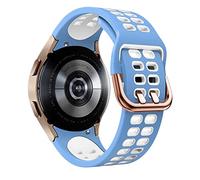 BNCXMO Cinghia di silicone ufficiale da 20 mm per Galaxy Watch4 Classic 46 42mm/44 40mm Smartwatch Ridge Sport Bracciale Watch Band Correa