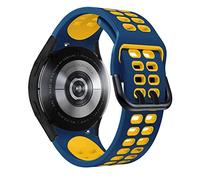 BNCXMO Cinghia di silicone ufficiale da 20 mm per Galaxy Watch4 Classic 46 42mm/44 40mm Smartwatch Ridge Sport Bracciale Watch Band Correa