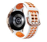 BNCXMO Cinghia di silicone ufficiale da 20 mm per Galaxy Watch4 Classic 46 42mm/44 40mm Smartwatch Ridge Sport Bracciale Watch Band Correa