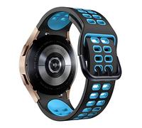 BNCXMO Cinghia di silicone ufficiale da 20 mm per Galaxy Watch4 Classic 46 42mm/44 40mm Smartwatch Ridge Sport Bracciale Watch Band Correa