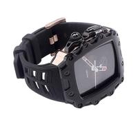 BNCXMO Cinghia in gomma+kit di modifica in metallo per banda 44mm 45mm SE 7 6 5 4 Luxury Modified fai -da -te per iwatch 45mm 44mm