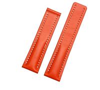 BNCXMO Cinghia in pelle autentica per Breitling Watch Band Bracciale in pelle di mucca con fibbia di schieramento 22mm 24mm di guardia